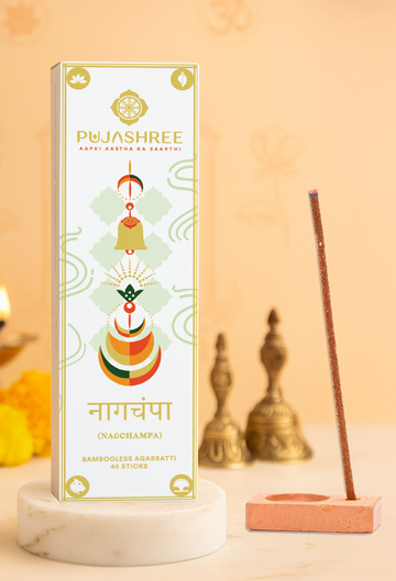 Nagchampa Bambooless Agarbatti – Sacred Aroma for Deep Devotion & Positive Vibes