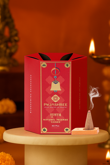 Natural Incense Cones – The Floral Rose Fragrance