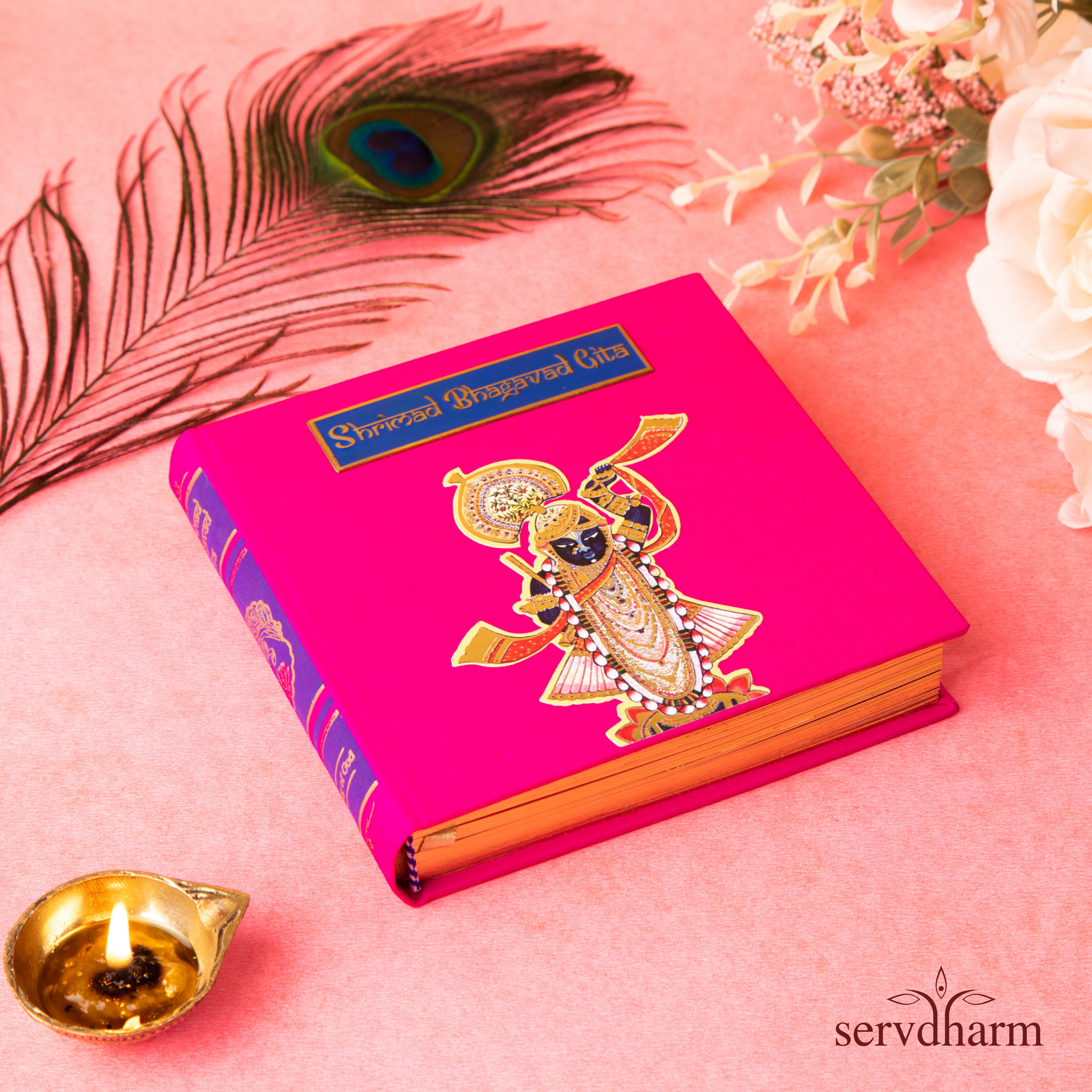 Srimad Bhagavad Gita | Luxe Edition | Bright Pink