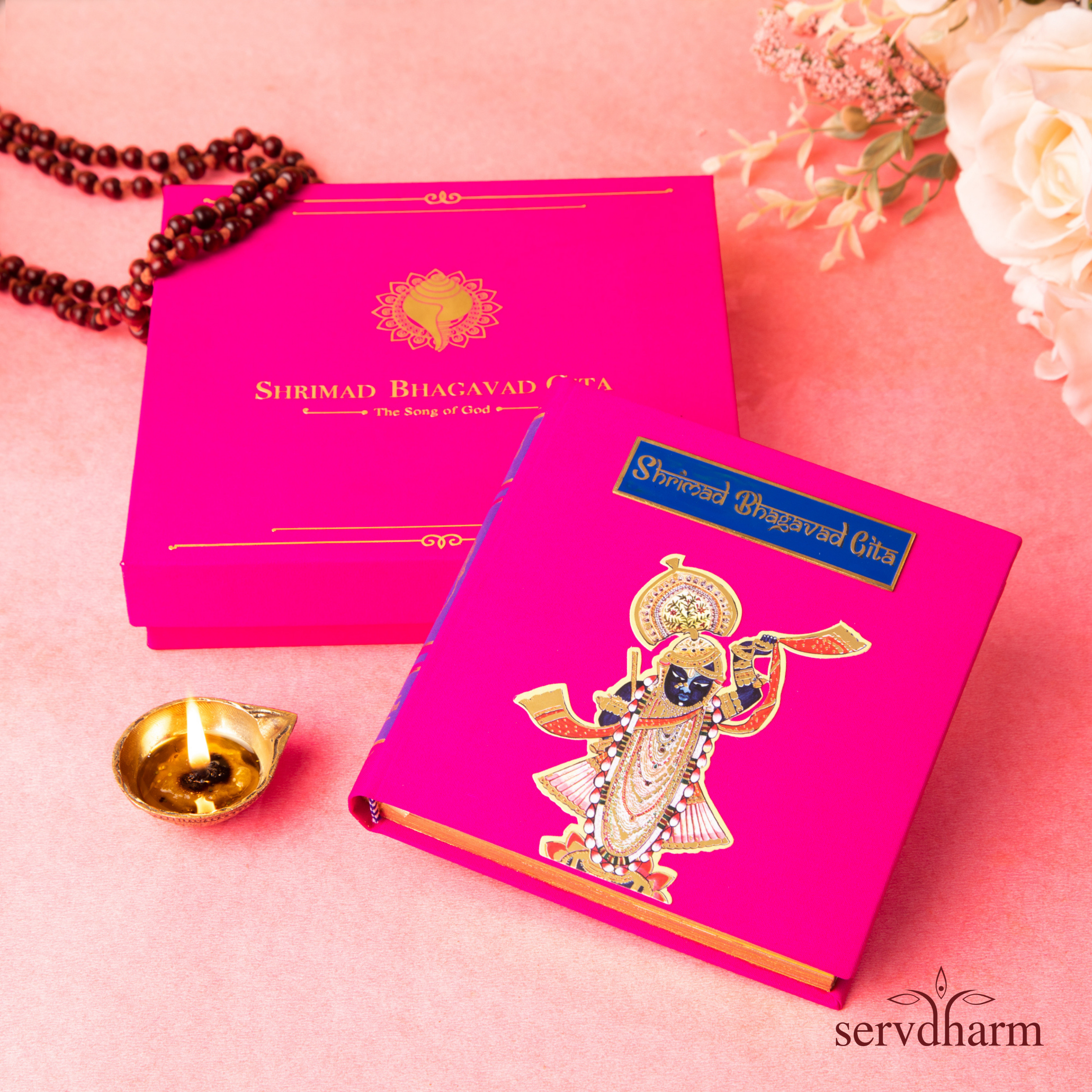 Srimad Bhagavad Gita | Luxe Edition | Bright Pink