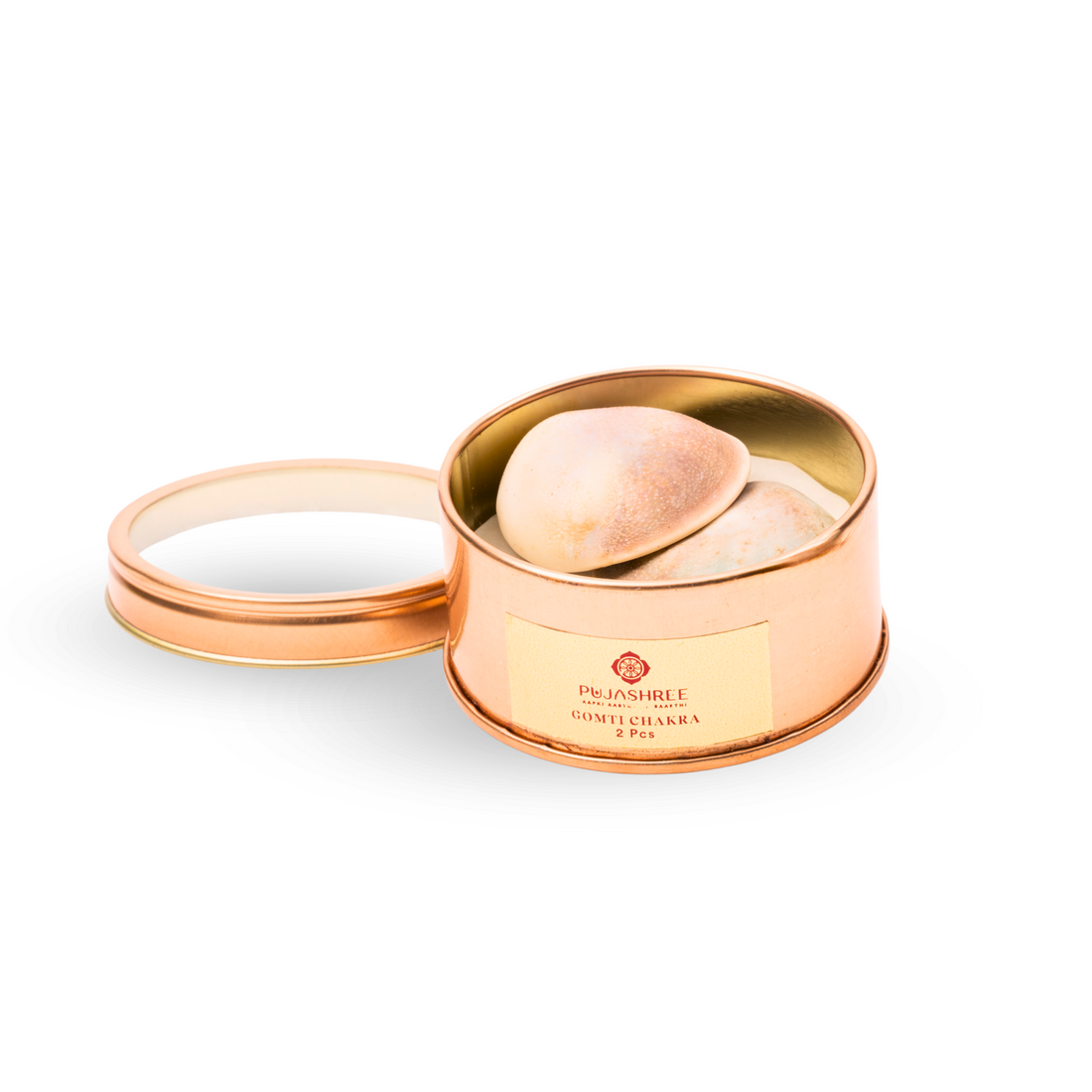 Gomti Chakra 2 Pcs | Symbol of Maa Laxmi | Invokes the Divine Grace & Blessings