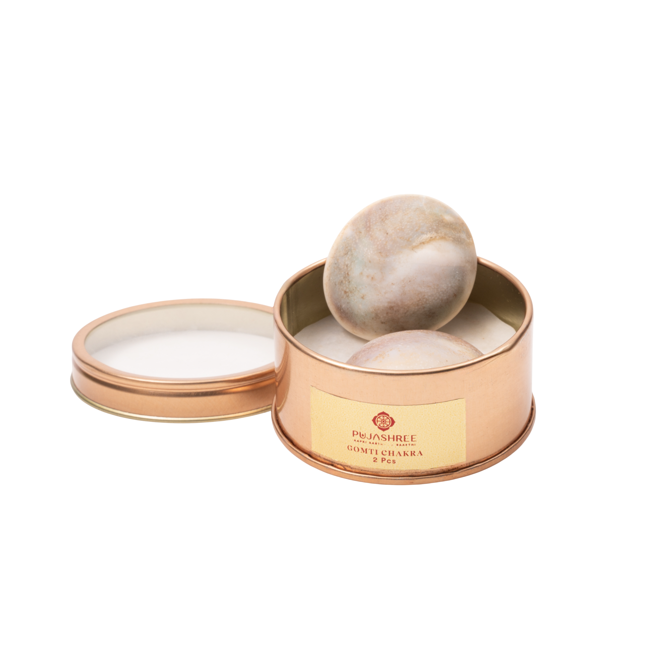 Gomti Chakra 2 Pcs | Symbol of Maa Laxmi | Invokes the Divine Grace & Blessings