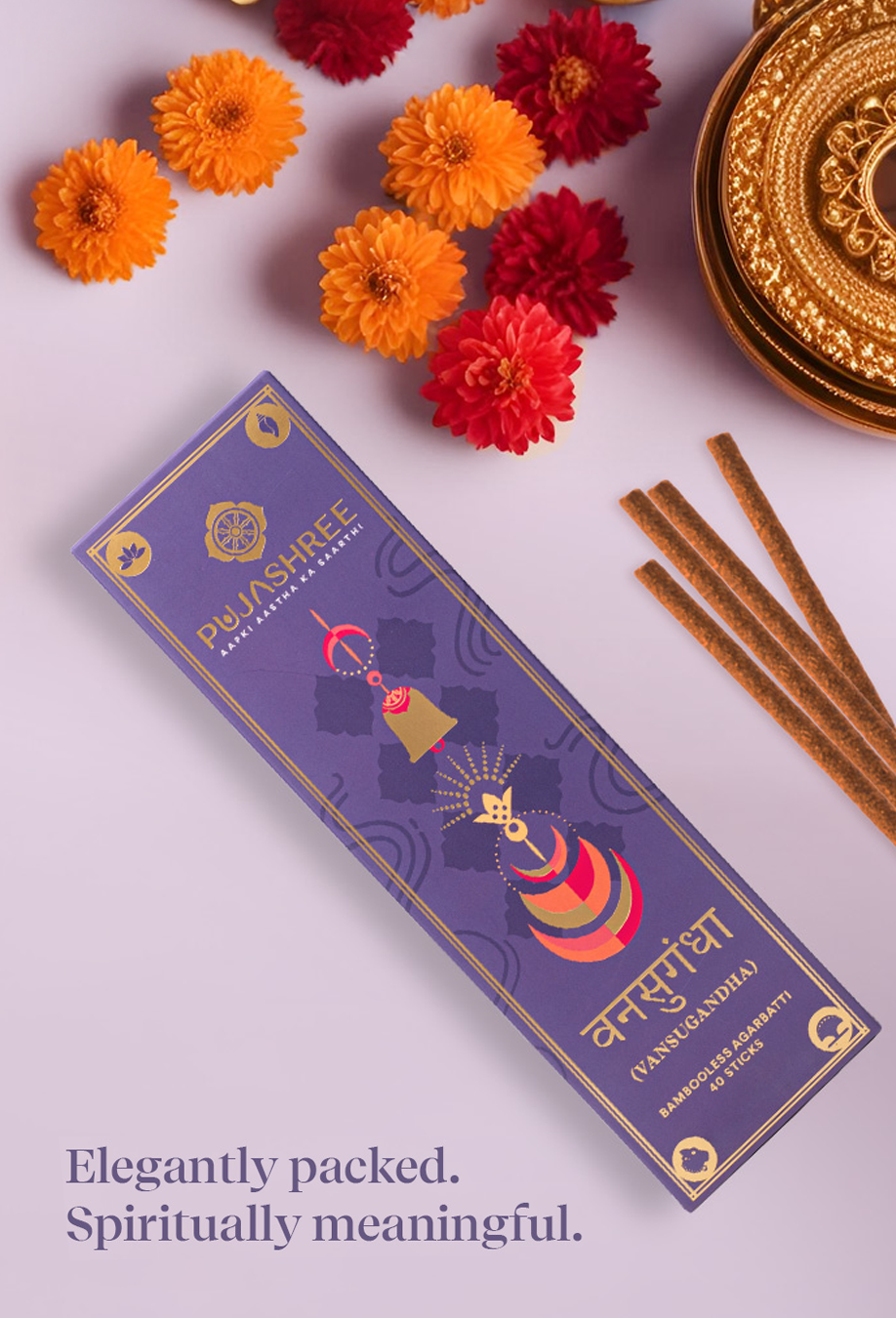Vansugandha Bambooless Agarbatti – Fresh Aroma for a Calm Mind & Sacred Surroundings