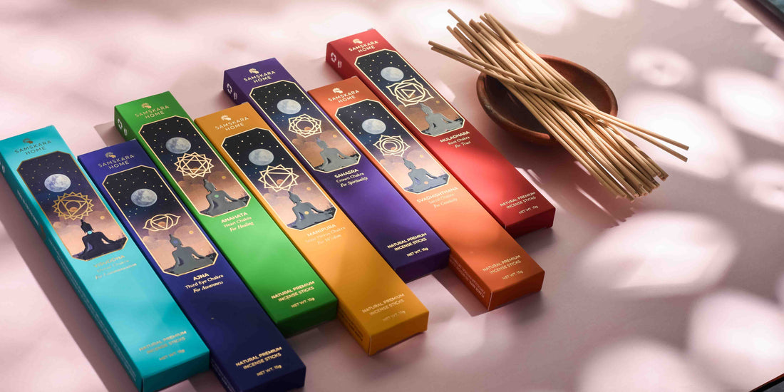 Chakra Incense Sticks Box (Set of 7)